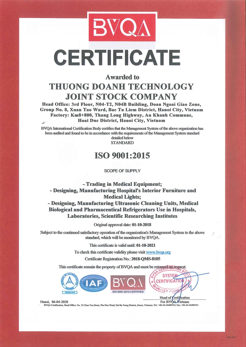 Awarded ISO 9001:2015